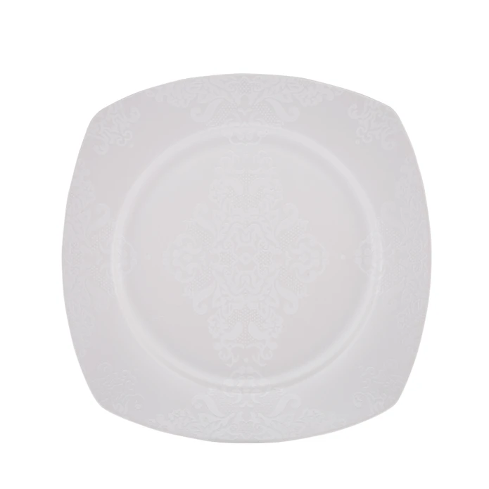 Emsan Bone Yeni Begonya 12 Kişilik Yemek Takımı 60 Parça Yarım Kare