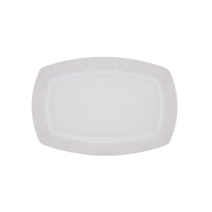 Emsan Bone Yeni Begonya 12 Kişilik Yemek Takımı 60 Parça Yarım Kare