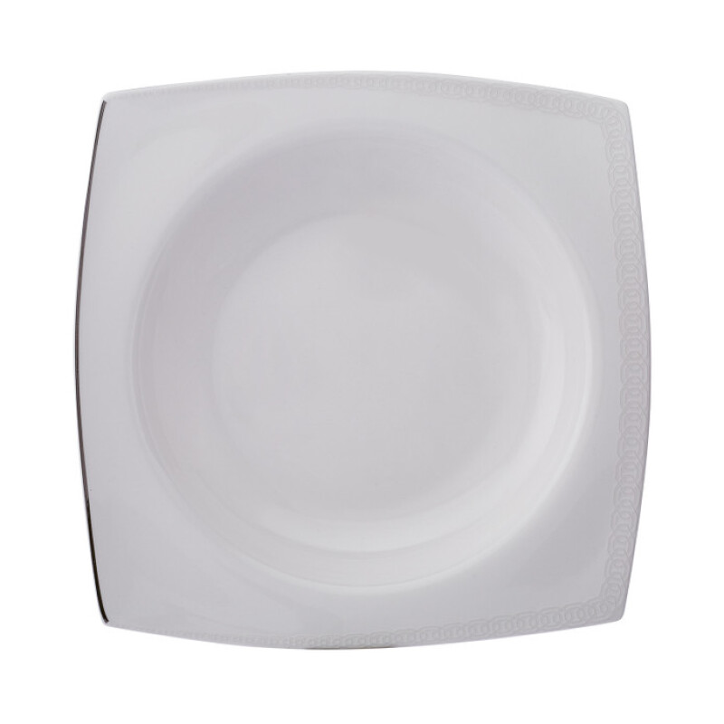 Emsan Zencerek Fine Bone 60 Parça 12 Kişilik Kare Yemek Takımı