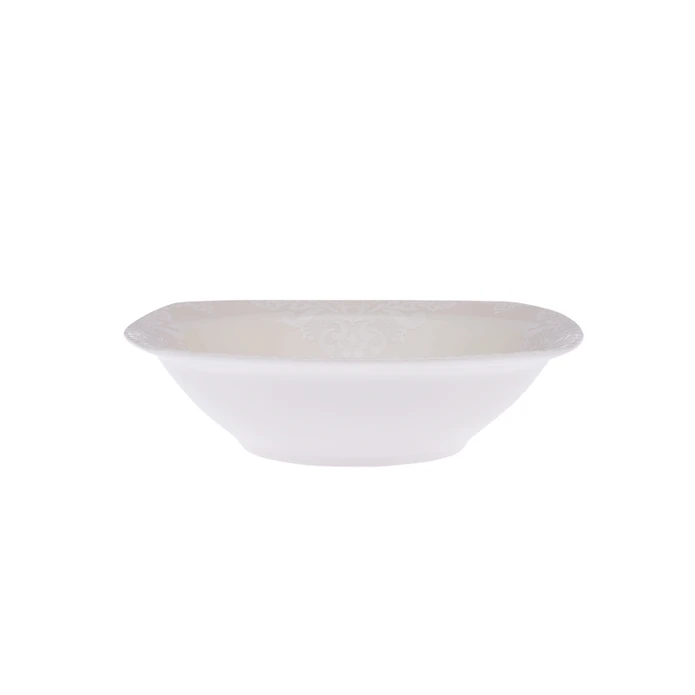 Emsan Bone Yeni Begonya 12 Kişilik Yemek Takımı 60 Parça Yarım Kare