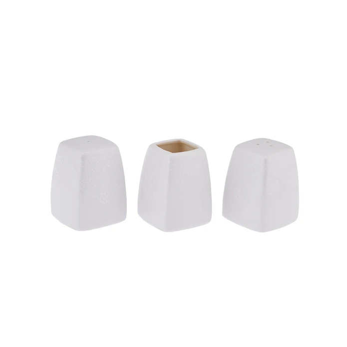 Emsan Bone Yeni Begonya 12 Kişilik Yemek Takımı 60 Parça Yarım Kare